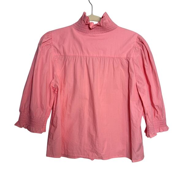 Love the Label Zuri Pink Short Sleeve Top Women’s Size L - Picture 4 of 7